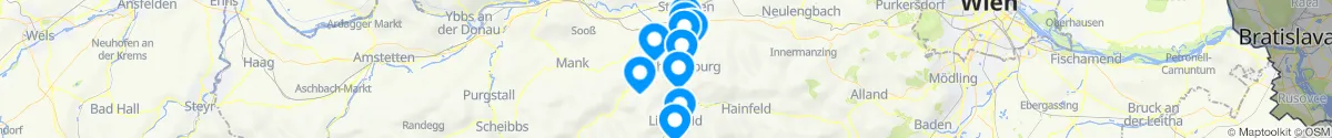 Map view for Pharmacies emergency services nearby Wilhelmsburg (Sankt Pölten (Land), Niederösterreich)